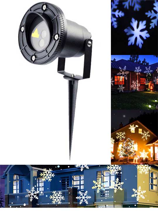 Стробоскоп для дискотек SNOW LED (Проектор снежинок)